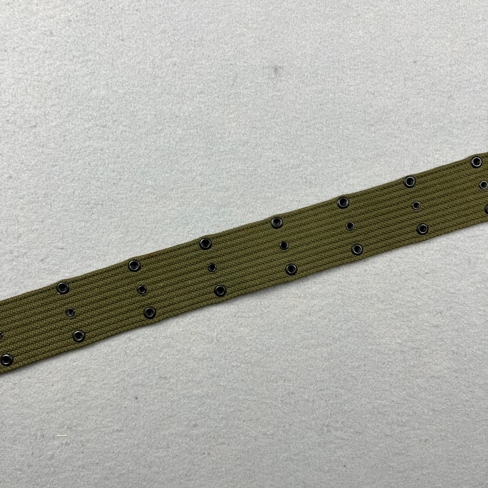 US Military WW1 Pistol Belt Mens 36 Olive Green Canvas Tactical Utility Vintage - Picture 12 of 14